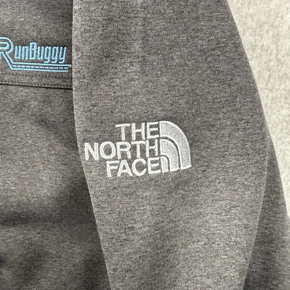 The North Face Jacket Mens‎ Medium Gray Windwall Apex Full Zip Softshell Outdoor